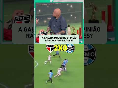 💥CAPELANES ALOPRA MESMO COM VITÓRIA DO SÃO PAULO X GRÊMIO #saopaulo #gremio #futebol #shorts