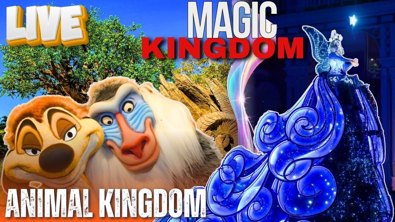 LIVE from Disney World:  Animal Kingdom to Magic Kingdom & Disney’s NEW Starlight Parade