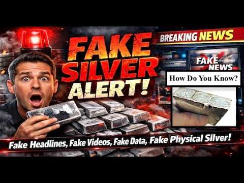FAKE SILVER ALERT! Fake Headlines, Fake Videos, Fake Data, Fake Physical Silver! THINK! (Bix Weir)