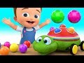 Colors For Children To Learning With Baby Fun Play With Wooden Turtle Balls ToySet Kids Educational