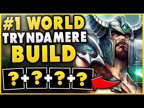 THE 100% BEST TRYNDAMERE BUILD FOR SEASON 9! (RANK 1 TRYND WORLD 1V5 BUILD) - League of Legends