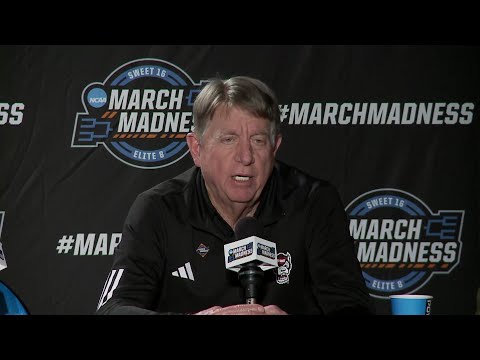 NC State Wes Moore LOSS to LSU in SWEET-16 postgame