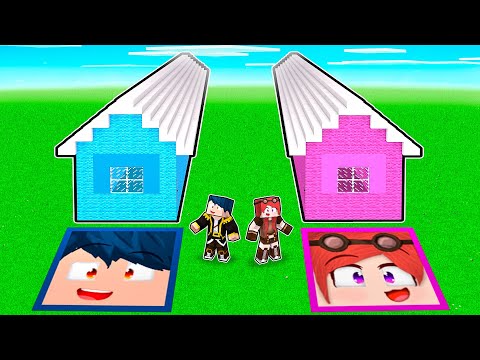 CASA LUNGA DI STEF VS CASA LUNGA DI PHERE! - MINECRAFT