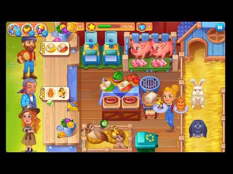 Cooking Farm - Hay & Cook Game - Level 159 🍎🌻🫐 - No Boosters - FULL STORY - CaroGamesNL