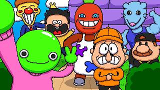 I Trapped Pizza Tower Characters on an Island (Tomodachi Life 2)