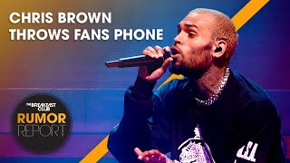 Chris Brown Throws Fans Phone For Recording Lap Dance + More