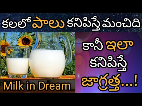 If you see milk in your dream || Kalalo Palu Kanipiste || Milk in Dream Hindu Meaning