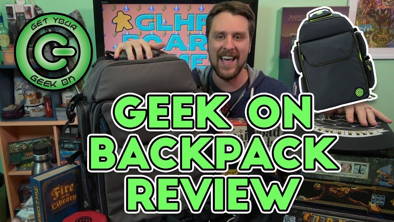 Geek On Backpack Review - The Ultimate Board Game Bag? | Tabletop Gaming 5x5