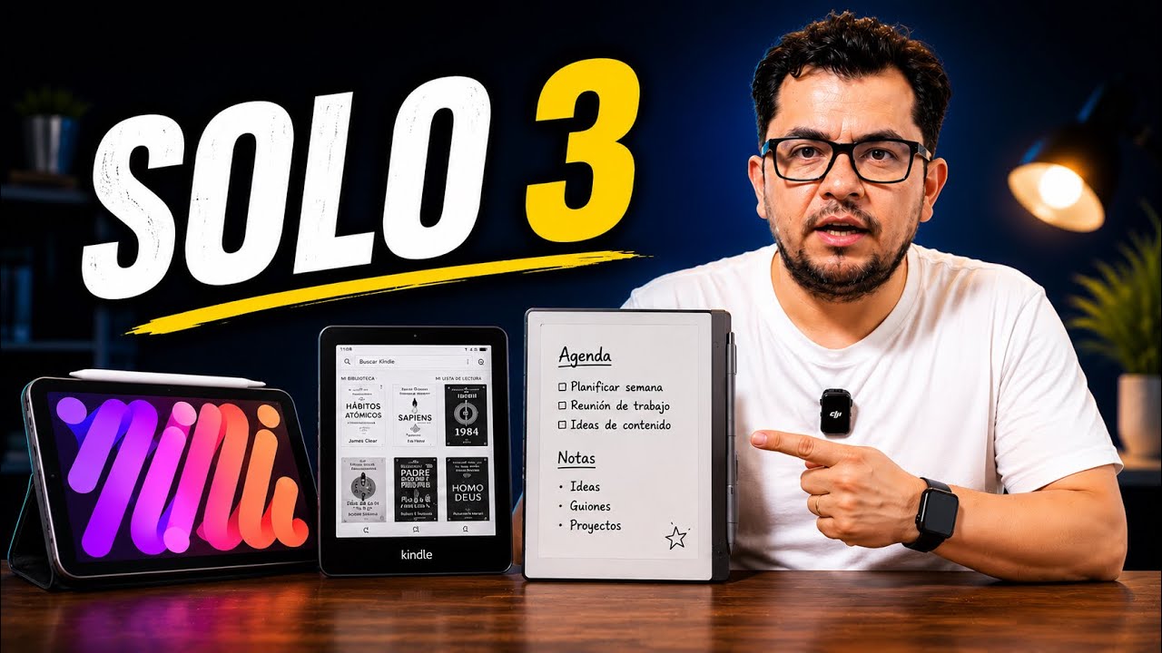 Si tuviera que quedarme con 3 dispositivos, serían estos