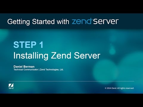 Step 1: Installing Zend Server