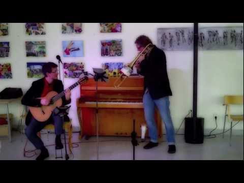 A Felicidade - Antonio Carlos Jobim - Trombone & Guitar Duo