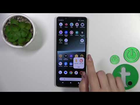 How To Create Home Screen Folders On Sony Xperia 1 V