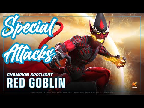 Red Goblin All Special Attacks - Marvel Contest of Champions