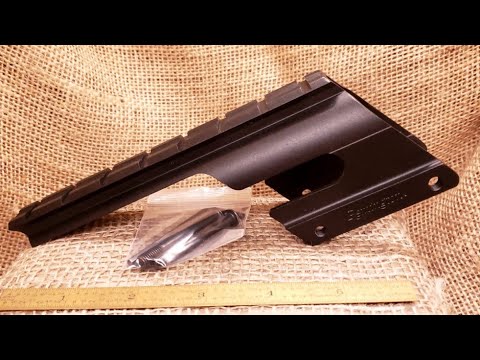 Remington 870, 1100, 11-87 in 12ga/20gauge saddle mount scope rail install 