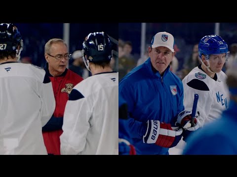 Rangers, Panthers make final Winter Classic Preparations | Road to the NHL Winter Classic