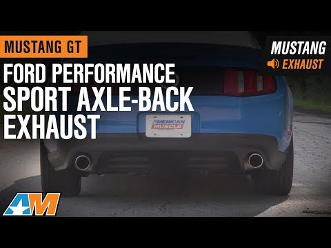 2011-2014 Mustang GT Ford Performance Sport Axle-Back Exhaust Sound Clip & Install
