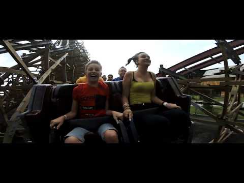 ZADRA Wooden Coaster POV Premier Test - Energylandia Amusement Park Poland