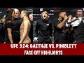 UFC 324 Press Conference FACE OFF Highlights