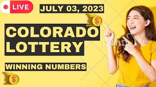 Colorado Evening Live drawing Results July 03, 2023 Pick 3 Cash 5, Colorado Lotto - Mega Millions