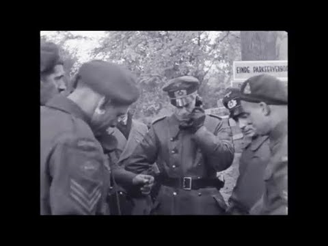 1 Corps Signals telephone link up with Germans 5 May 1945