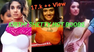 Krithi shetty hot boobs and navel show krithi shet