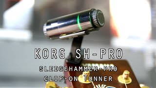 Video thumbnail for Korg SH-pro / Sledgehammer-pro Clip-on Tunner 코르그 슬레지해머 프로 클립온튜너 사용기 by JoiL TV