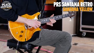 Video thumbnail for No Talking...Just Tones | PRS Santana Retro - Santana Yellow by Peach Guitars