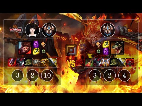 KT SoHwan Wukong vs Renekton Top - KR Challenger Patch 10.10