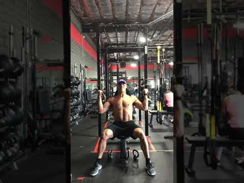 Seated Kettlebell Arnold Press