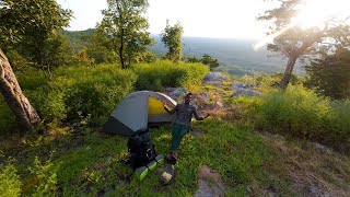 SOLO Camping The HIGHEST Mountain In Alabama + Drone GIVEAWAY !!