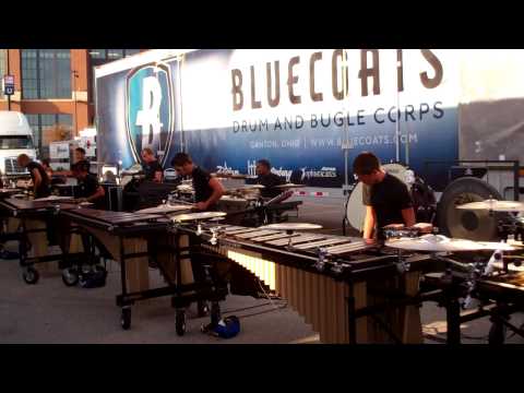 DCI 2012 Bluecoats Front Ensemble Semi Finals Lot Part 4