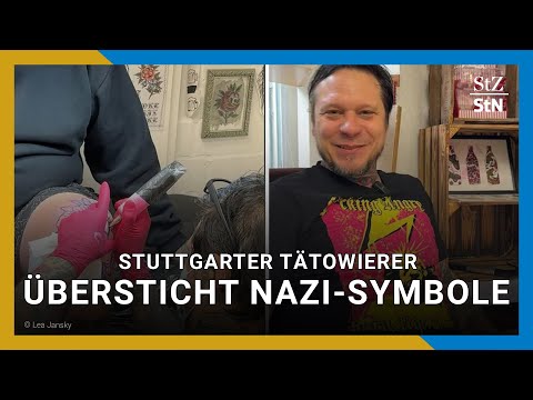 Stuttgarter Tätowierer übersticht Nazi-Symbole von einem Ex-Häftling