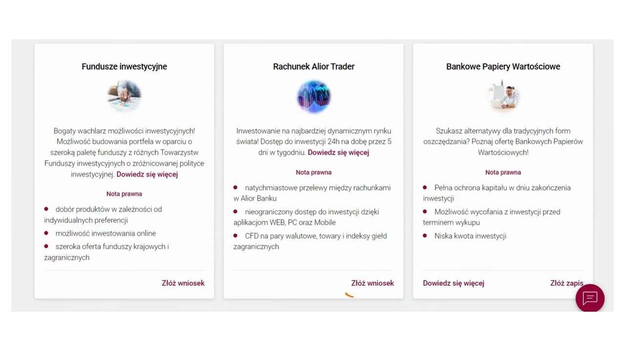Jak złożyć wniosek o rachunek Alior Trader w bankowości internetowej?