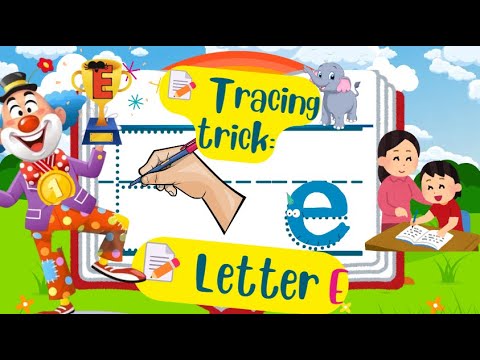 Learn to Write Letter E  Fun Uppercase & Lowercase Writing Tutorial for Kids! ✏️🐘