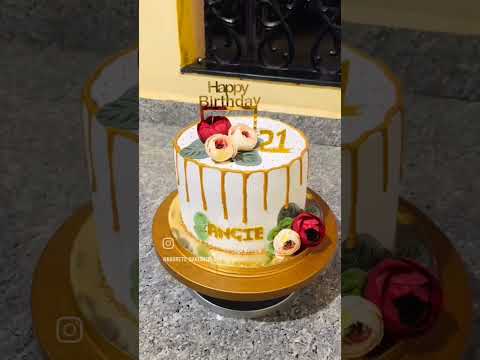 happy 21st birthday #youtubeshorts #chocolate #21stbirthday #cake #homemade #homebaker #myideas