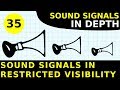 Rule 35 Sound Signals In Restricted Visibility Sound Signals In Depth