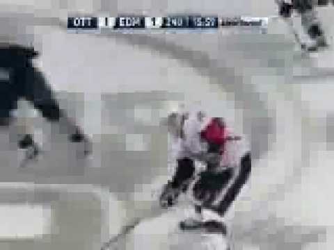 Daniel Alfredsson Goal # 10 12-30-08 Ottawa Senators @ Edmonton Oilers