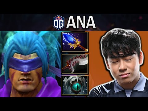 OG.ANA ANTI-MAGE WITH 18 KILLS WITH ABYSSAL-AGHANIMS - DOTA 2 7.30 GAMEPLAY