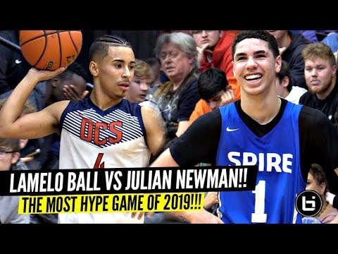 LaMelo Ball vs Julian Newman!!! The Most HYPED Game Of The Year!! SH*T GOT WILD!!