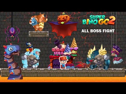 Super Bino Go 2 All BOSS Fight (End)