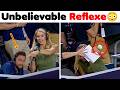 Unbelievable Human Reflexes Caught On Camera