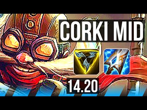 CORKI vs KASSADIN (MID) | Rank 6 Corki, 4/2/10 | NA Master | 14.20