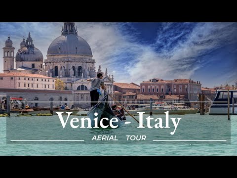 Venice, Italy 🇮🇹 | 4K Aerial Tour by Drone #Venezia