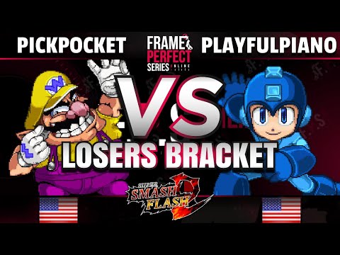 FPS5 Online - PickPocket (Wario/Goku) vs. PlayfulPiano (Mega Man) - SSF2 Losers Bracket