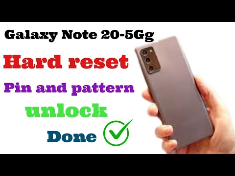 Galaxy Note 20-5g factory reset / Note 20 ultra Hard reset 2023
