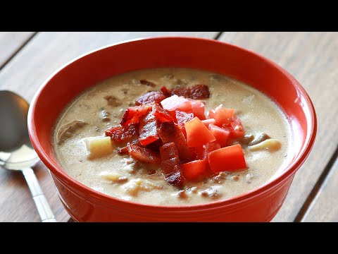 Homemade Cheeseburger Soup