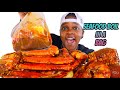 SPICY SNOW CRAB SHRIMP SEAFOOD BOIL MUKBANG 먹방 EATING SHOW