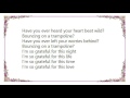 Forest Sun - Trampoline Lyrics