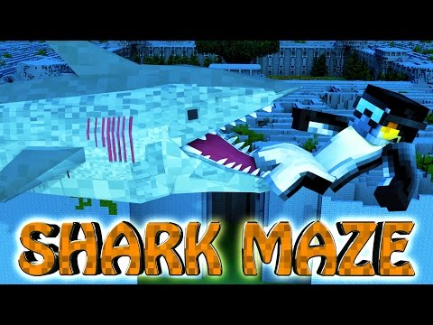 TheAtlanticCraft - Minecraft | MAZE CHALLENGE SURVIVAL - SHARK INFESTED WATER Challenge Part 9! (Sharks)