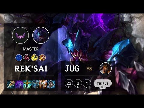 Rek'Sai Jungle vs Jarvan IV - EUW Master Patch 12.2